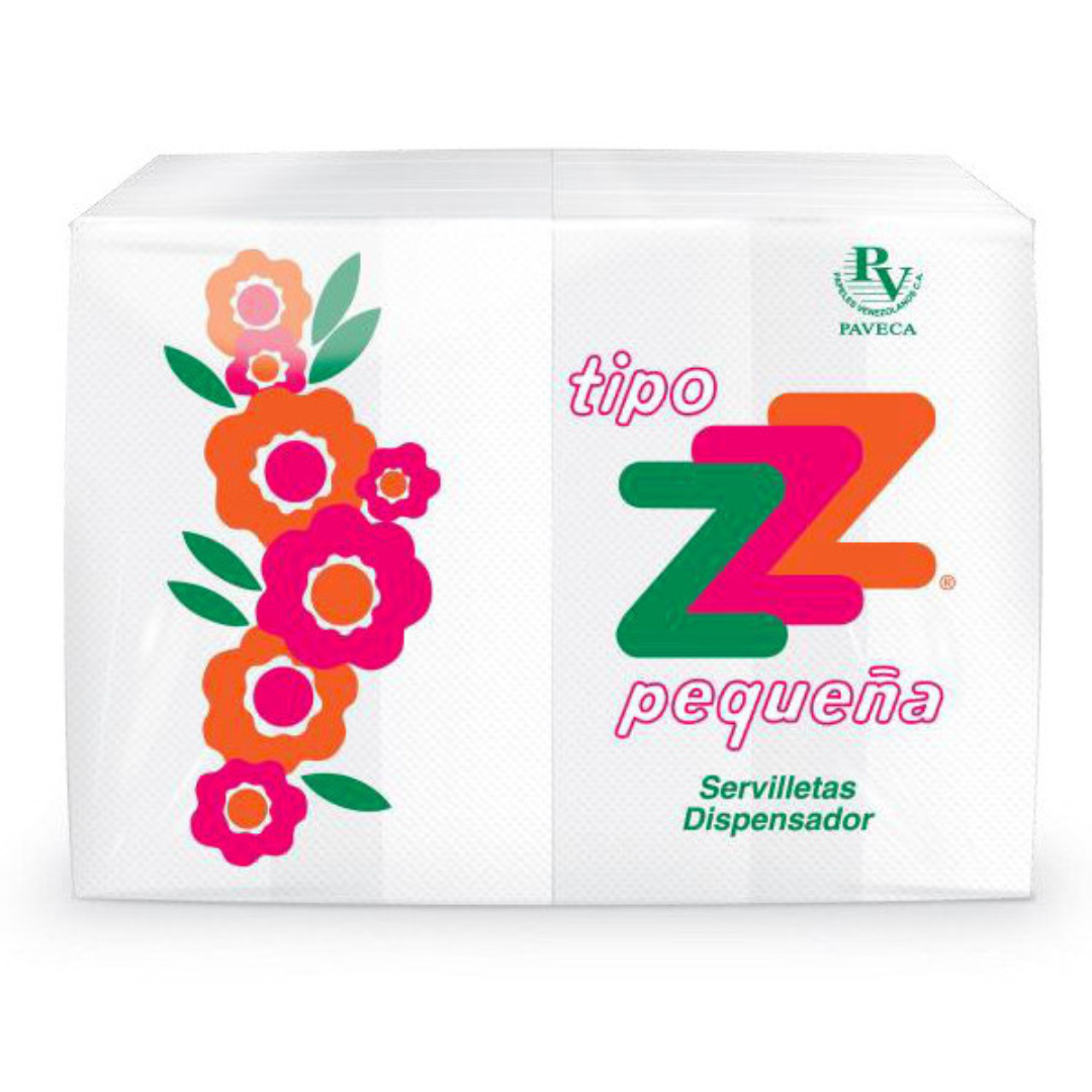 SERVILLETAS TIPO Z PEQUENA X 160
